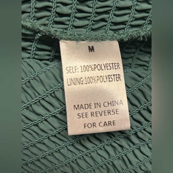 Wishlist Apparel Smocked Chiffon Women's Top-Size Medium-Balloon Sleeves - Picture 13 of 16